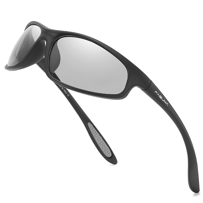 FAGUMA Polarized Sports Sunglasses For Men Cycling Driving Fishing UV400 Protection - Image 1